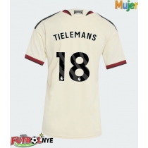 Camiseta Manchester United Youri Tielemans #18 Tercera Equipación para mujer 2026-27 manga corta